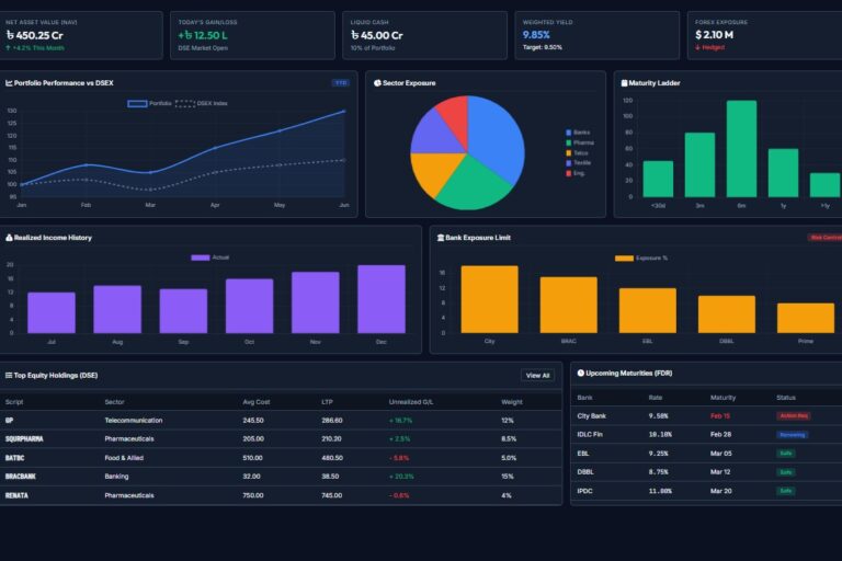 Investment Portfolio Dashboard